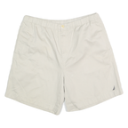 NAUTICA Mens Shorts White Casual Classic L W34 Comfortable Cotton Blend