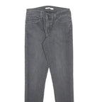 LEVI'S 710 Womens Jeans Black Slim Skinny Denim Medium W28 L30 Stretch Cotton