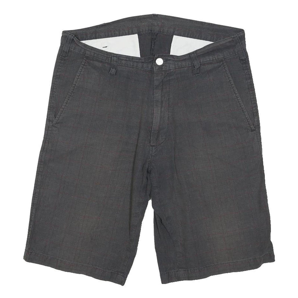 CARHARTT Mens Shorts Grey Casual Plain S W32 Durable Cotton Blend