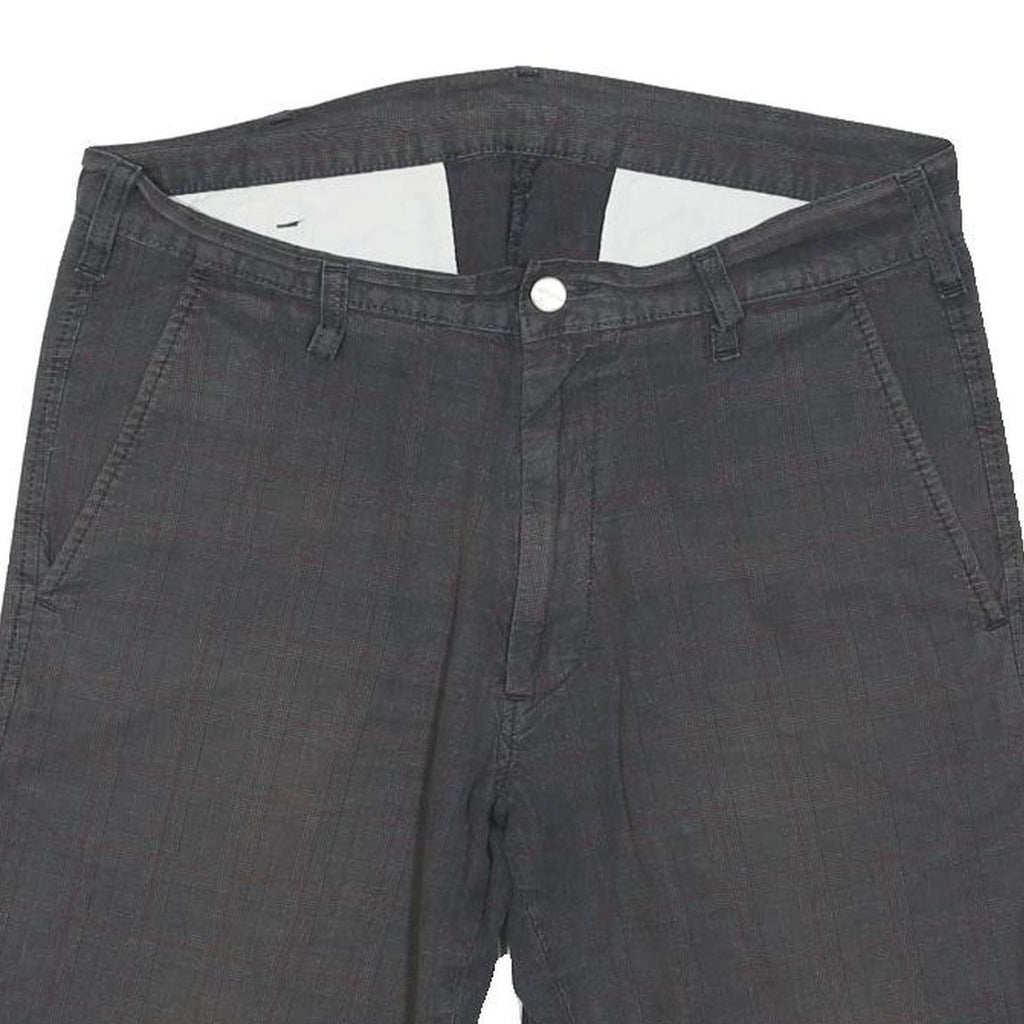 CARHARTT Mens Shorts Grey Casual Plain S W32 Durable Cotton Blend