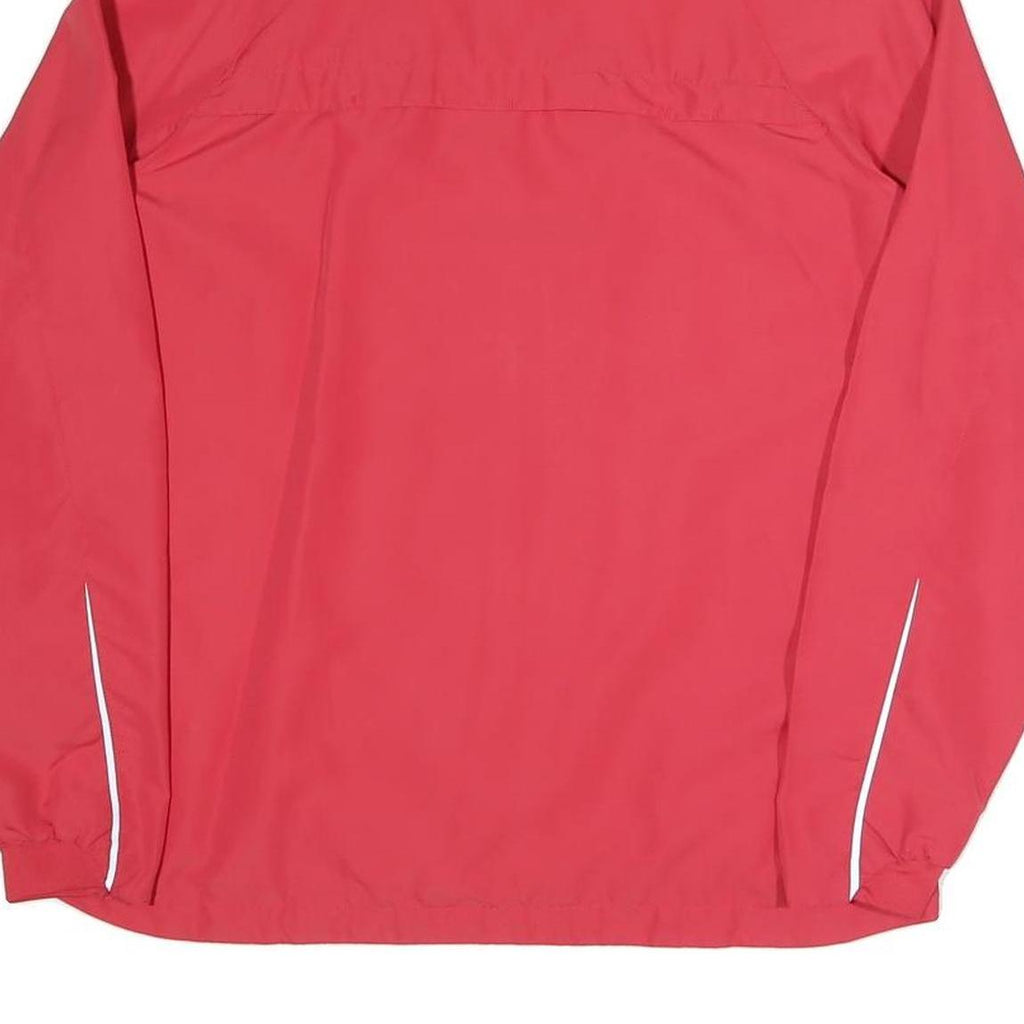 SPORTS PERFORMANCE Womens Red & Yellow Outdoor Jacket UK 14 Polyester Blend Zip