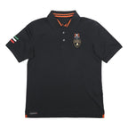 X-BIONIC FOR AUTOMOBILI LAMBORGHINI Mens Black Polo Shirt S Polyester Short