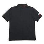X-BIONIC FOR AUTOMOBILI LAMBORGHINI Mens Black Polo Shirt S Polyester Short