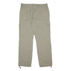 SCHOFFEL Womens Beige Nylon Regular Fit Trousers W33 L30 Outdoor Cargo Pockets