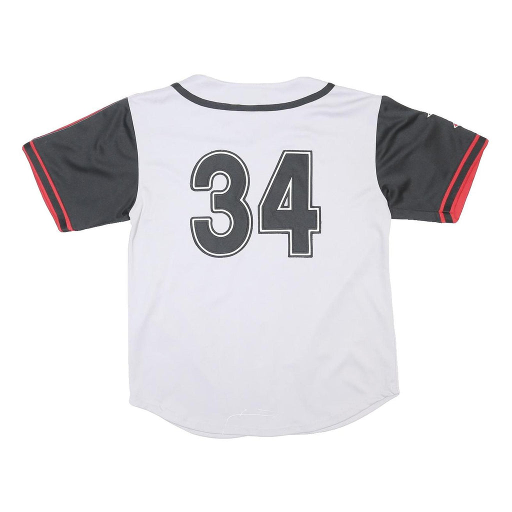 LEGENDARY CLASSIC Mens White & Black Boston Graphic T-Shirt M Short Sleeve Crew