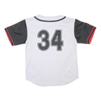 LEGENDARY CLASSIC Mens White & Black Boston Graphic T-Shirt M Short Sleeve Crew
