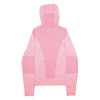H&M Womens Pink Hooded Full Zip Hoodie M Lightweight Activewear Jacket
