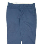 DICKIES Mens Trousers Blue Regular Tapered W42 L30