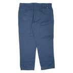 DICKIES Mens Trousers Blue Regular Tapered W42 L30