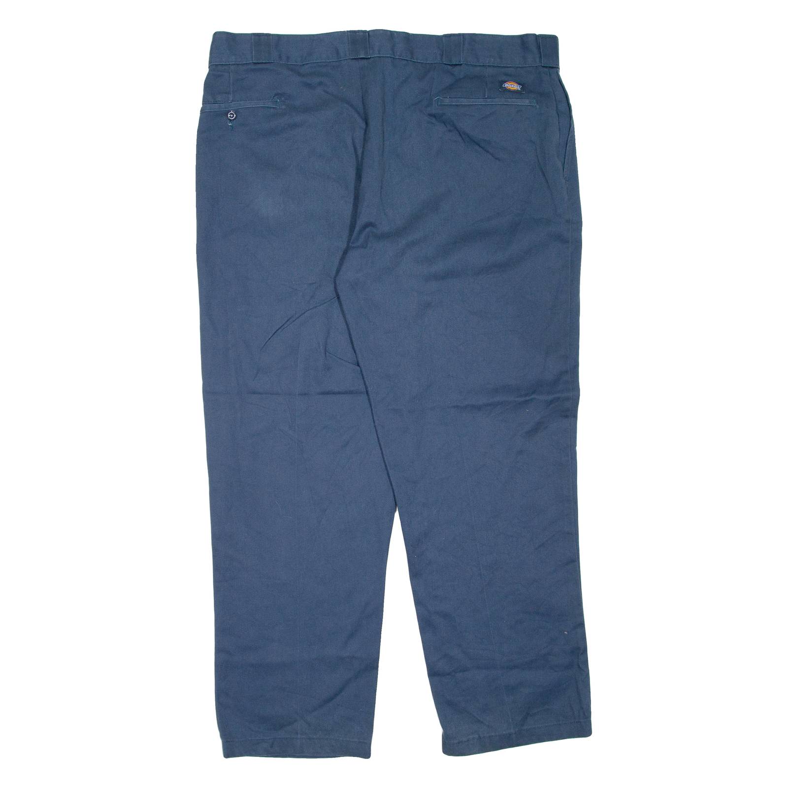 DICKIES Mens Trousers Blue Regular Tapered W42 L30