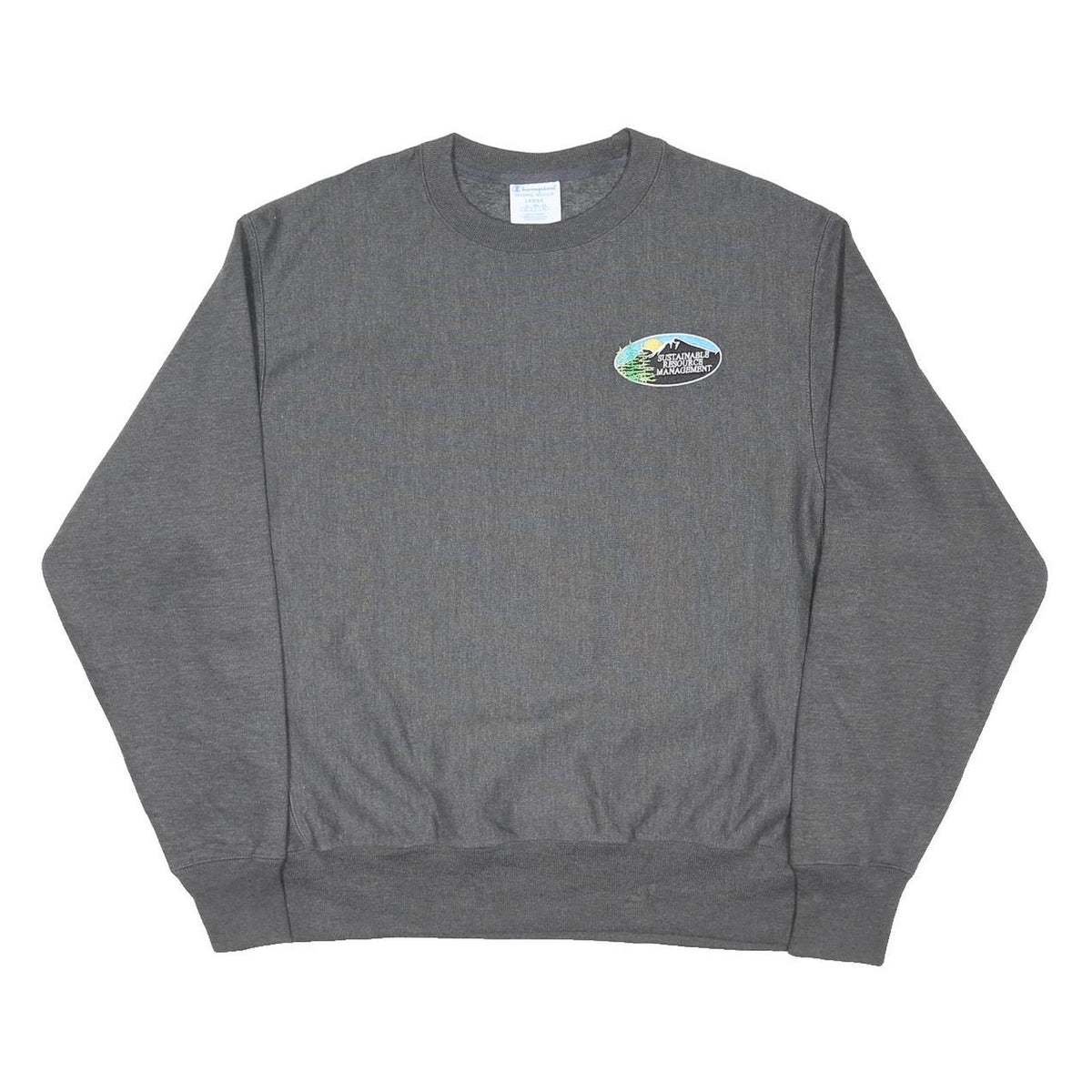 CHAMPION REVERSE WEAVE Mens Grey Pullover Sweatshirt XL Sustainable Management