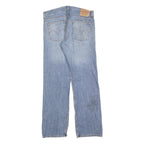 LEVI'S 514 Slim Mens Jeans Blue Slim Straight Denim Medium W34 L32 Classic Zip