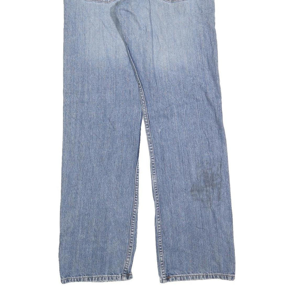 LEVI'S 514 Slim Mens Jeans Blue Slim Straight Denim Medium W34 L32 Classic Zip