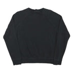 NIKE Womens Black Cotton Blend Crew Neck M Sweatshirt Sportswear