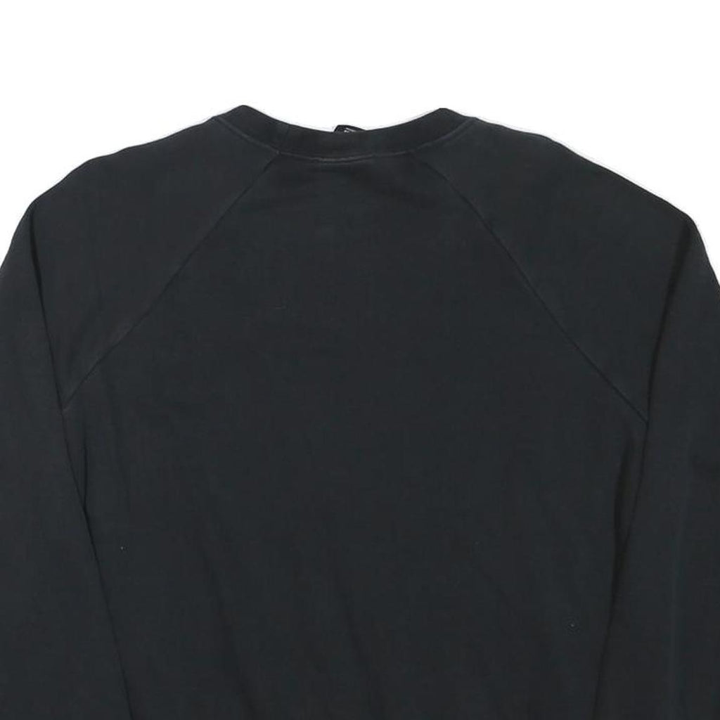 NIKE Womens Black Cotton Blend Crew Neck M Sweatshirt Sportswear