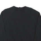 NIKE Womens Black Cotton Blend Crew Neck M Sweatshirt Sportswear