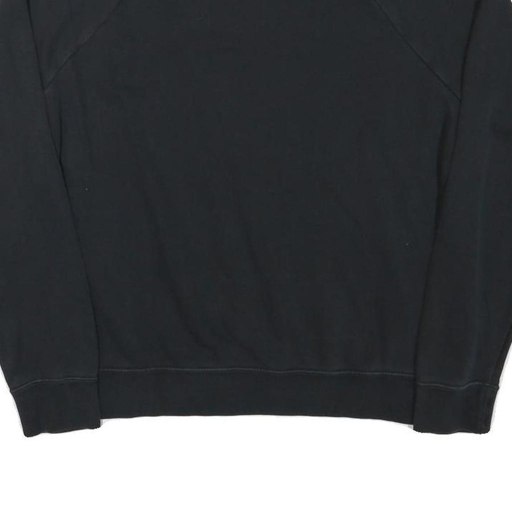 NIKE Womens Black Cotton Blend Crew Neck M Sweatshirt Sportswear