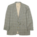 BOSS HUGO BOSS Mens Black & Beige Check Wool Blazer Jacket L Woven Classic