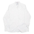 TED BAKER Mens Shirt White Spotted Long Sleeve L