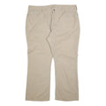CARHARTT Womens Cotton Blend Beige Regular Fit Straight Leg Trousers W42 L30