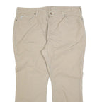 CARHARTT Womens Cotton Blend Beige Regular Fit Straight Leg Trousers W42 L30