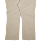 CARHARTT Womens Cotton Blend Beige Regular Fit Straight Leg Trousers W42 L30