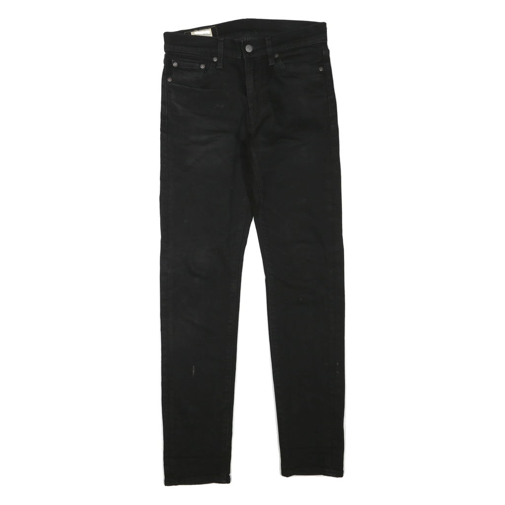LEVI'S 510 Mens Black Regular Skinny Denim Cotton Blend W28 L32 Slim Fit Jeans