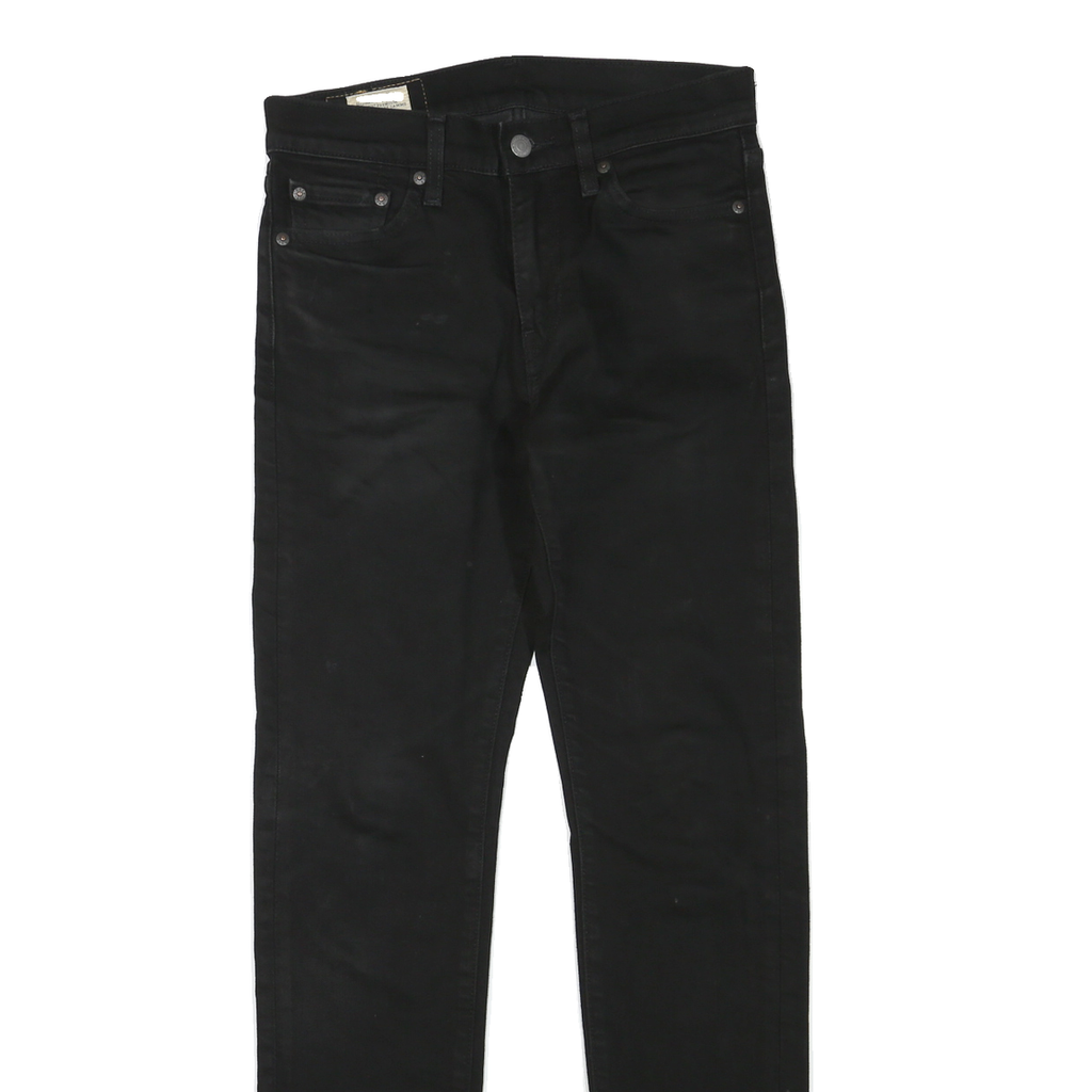 LEVI'S 510 Mens Black Regular Skinny Denim Cotton Blend W28 L32 Slim Fit Jeans