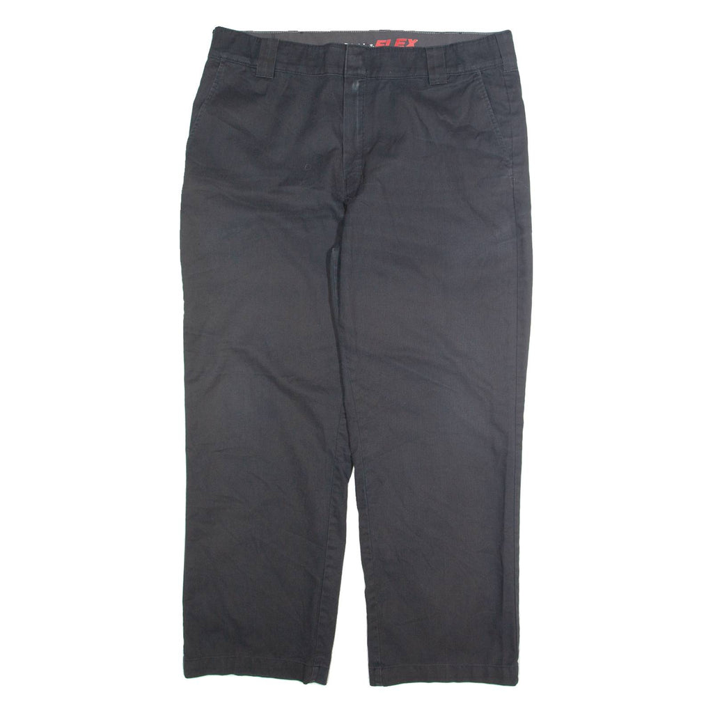 DICKIES Chino Mens Trousers Grey Regular Straight W40 L30