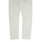 MAISON SCOTCH Mens Cotton White Regular Fit Straight Leg Trousers W34 L28
