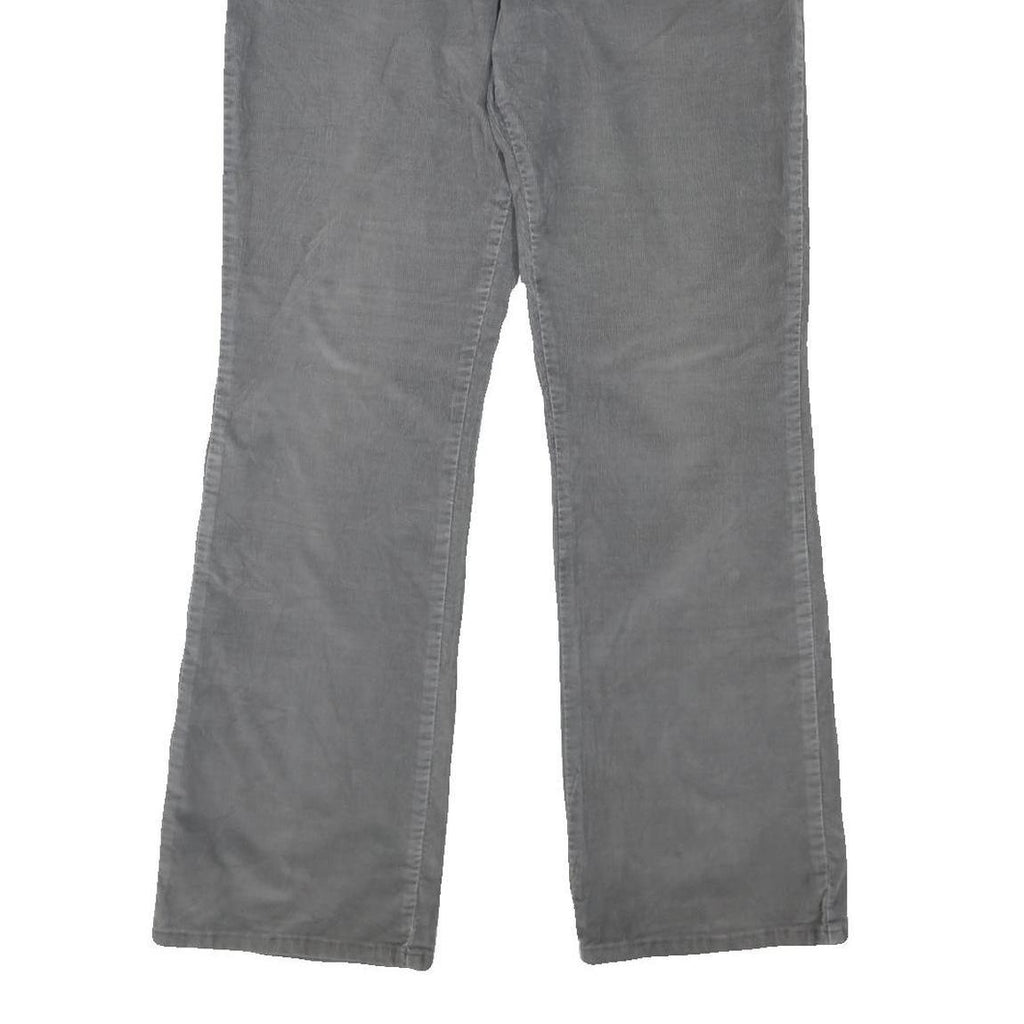 LEVI'S Mens Cotton Blend Grey Regular Straight Trousers W32 L32 Casual Zip