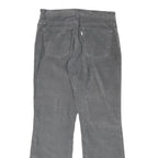 LEVI'S Mens Cotton Blend Grey Regular Straight Trousers W32 L32 Casual Zip
