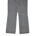 LEVI'S Mens Cotton Blend Grey Regular Straight Trousers W32 L32 Casual Zip