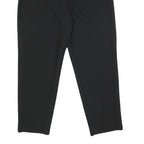 ZARA Womens Black Regular Fit Straight Synthetic Trousers W28 L26 Classic