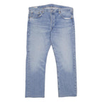 LEVI'S 501 Mens Classic Blue Denim Light W38 L30 Button Closure Jeans