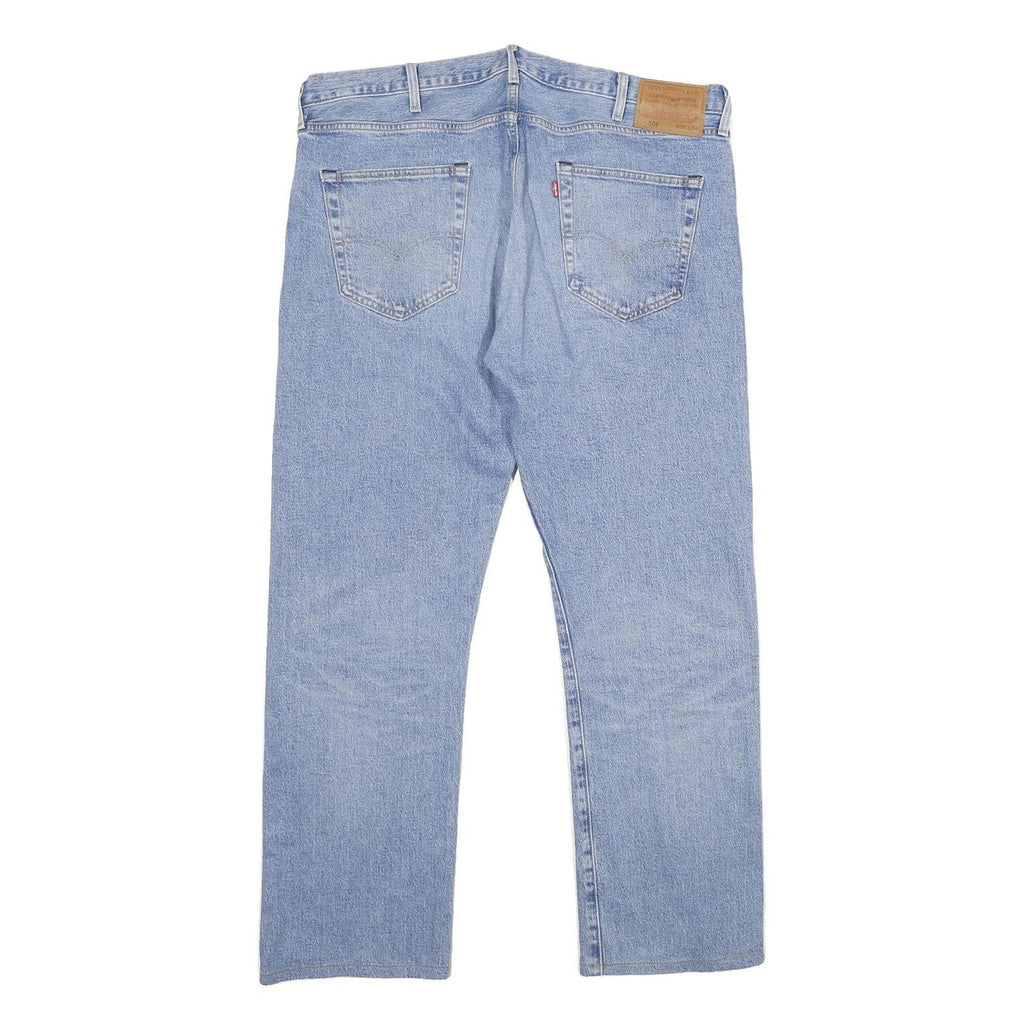 LEVI'S 501 Mens Classic Blue Denim Light W38 L30 Button Closure Jeans