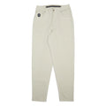 TRUSSARDI Mens Slim Jeans Cream W29 L31 Cotton Zip Pockets Stylish