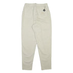 TRUSSARDI Mens Slim Jeans Cream W29 L31 Cotton Zip Pockets Stylish