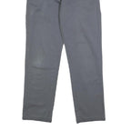 DICKIES Mens Cotton Blend Slim Grey Trousers W30 L29 Workwear Casual Zip