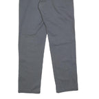 DICKIES Mens Cotton Blend Slim Grey Trousers W30 L29 Workwear Casual Zip