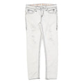 ROCK REVIVAL Womens Jeans White Slim Skinny Denim W30 L30 Embroidered Back