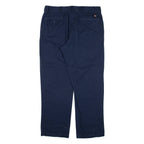DICKIES 874 Workwear Mens Trousers Blue Regular Straight W38 L32