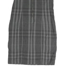 BURBERRY BRIT Womens Grey Check Day Dress Polyester Short Sleeve UK 12