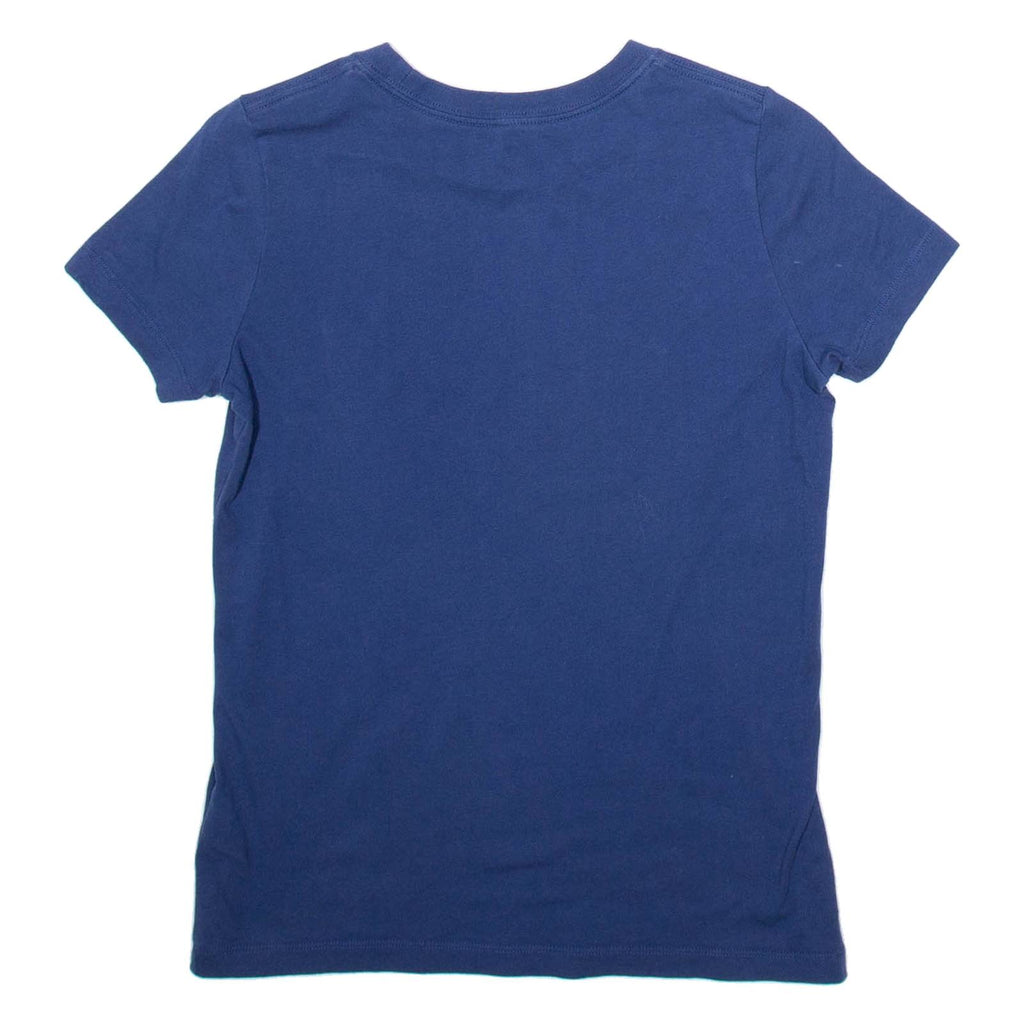 CONVERSE Womens T-Shirt Blue XXS