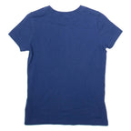 CONVERSE Womens T-Shirt Blue XXS