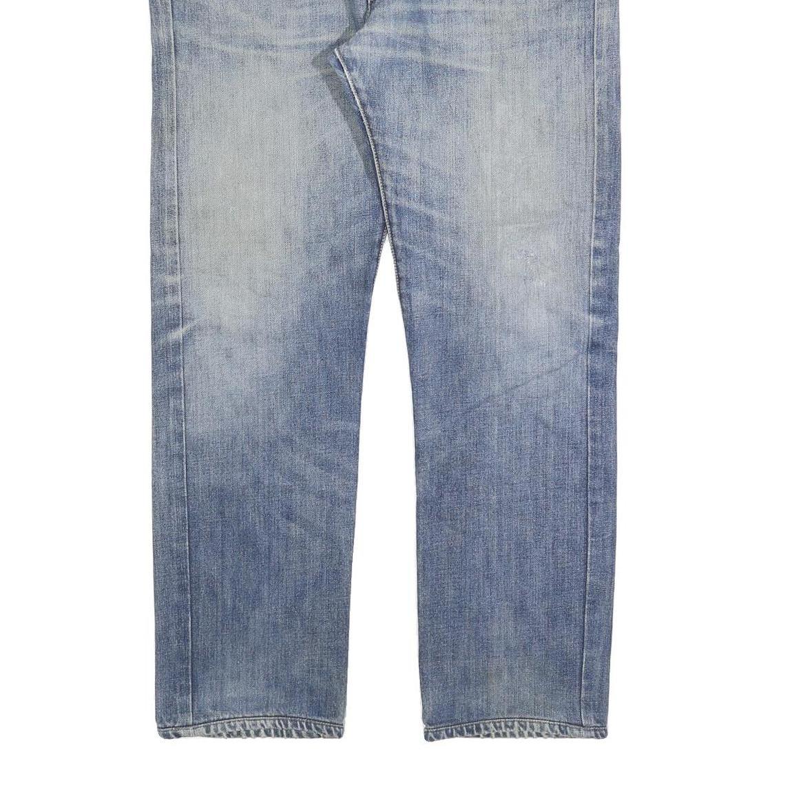 LEVI'S Mens Jeans Blue Regular Straight Denim Medium W34 L30 501 Button Fly