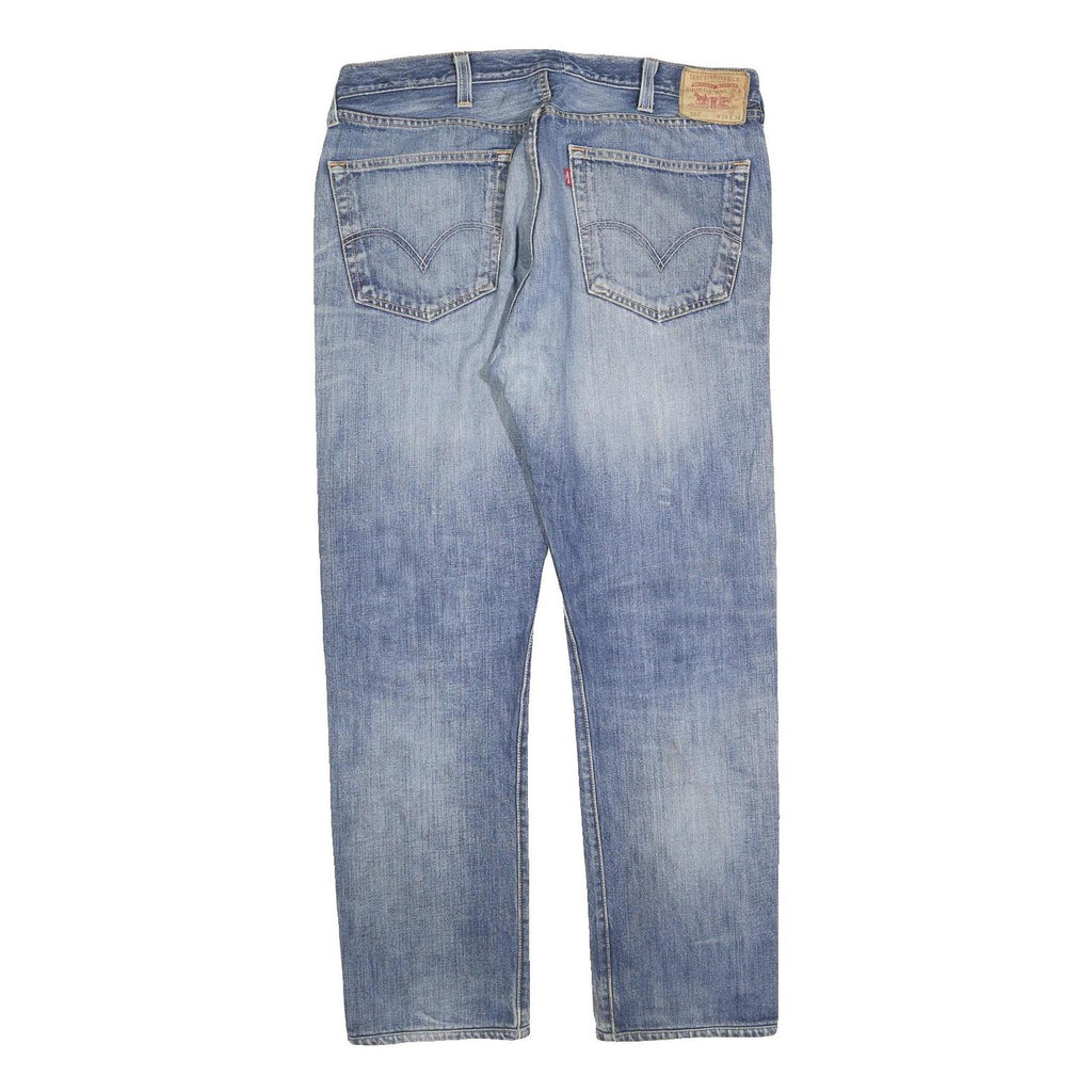 LEVI'S Mens Jeans Blue Regular Straight Denim Medium W34 L30 501 Button Fly