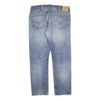 LEVI'S Mens Jeans Blue Regular Straight Denim Medium W34 L30 501 Button Fly