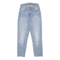 LEVI'S Womens Blue Slim Skinny Denim Cotton Blend Light W23 L24 Stretch Zip