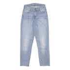 LEVI'S Womens Blue Slim Skinny Denim Cotton Blend Light W23 L24 Stretch Zip